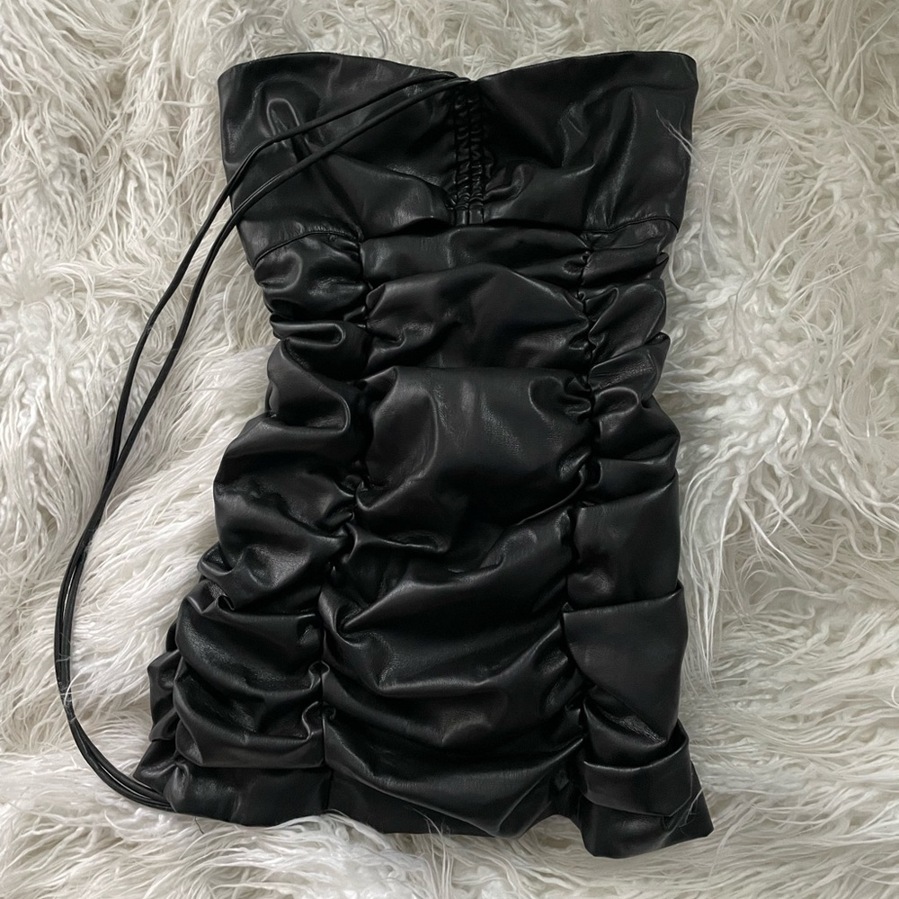 Lovers + Friends Black Strapless Dress